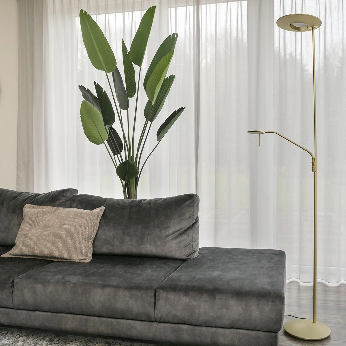 Leeslamp Zenith LED goud Steinhauer 8712746113389