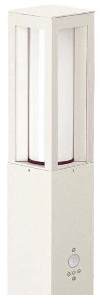 Buitenlamp met sensor staand Oblong wit Albert 4007235820669