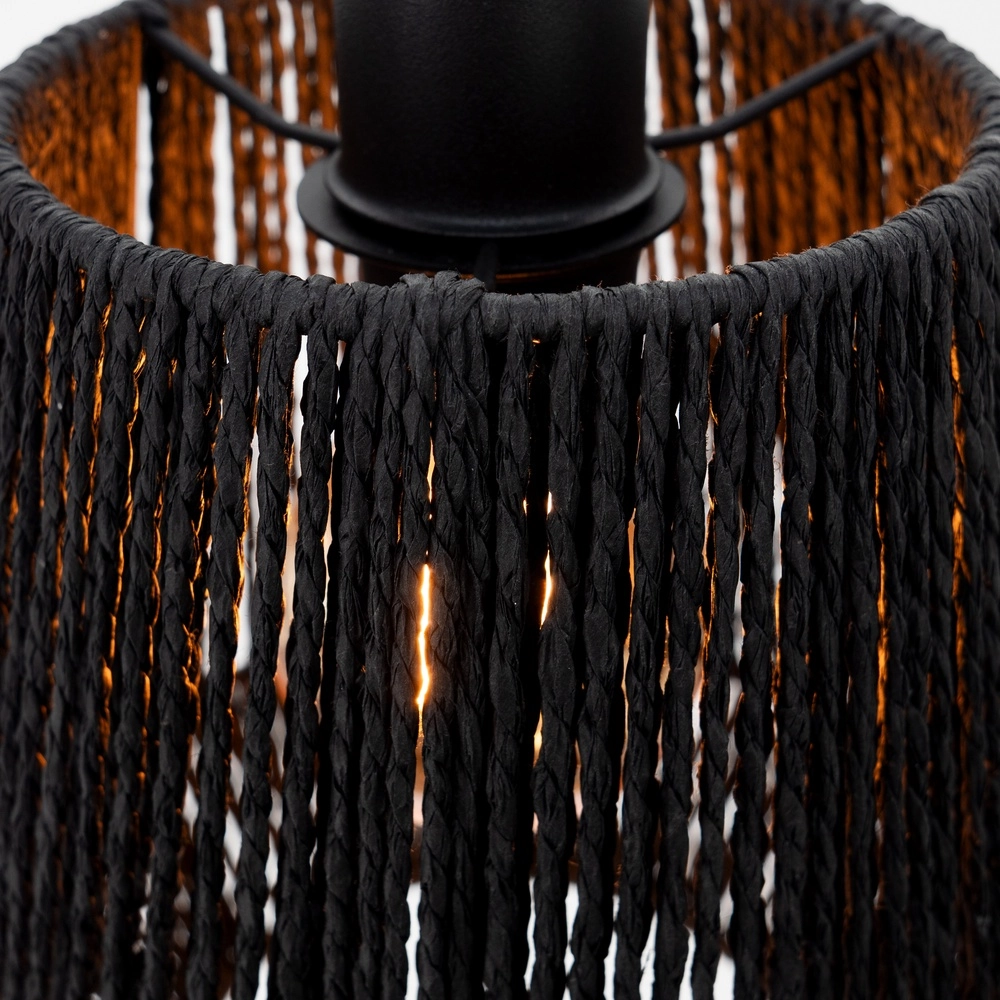 Touw hanglamp Persley Ø 22cm - zwart Eglo 9002759441050