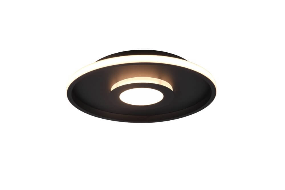 Plafonnière Ascari 40cm zwart Trio 4017807508536