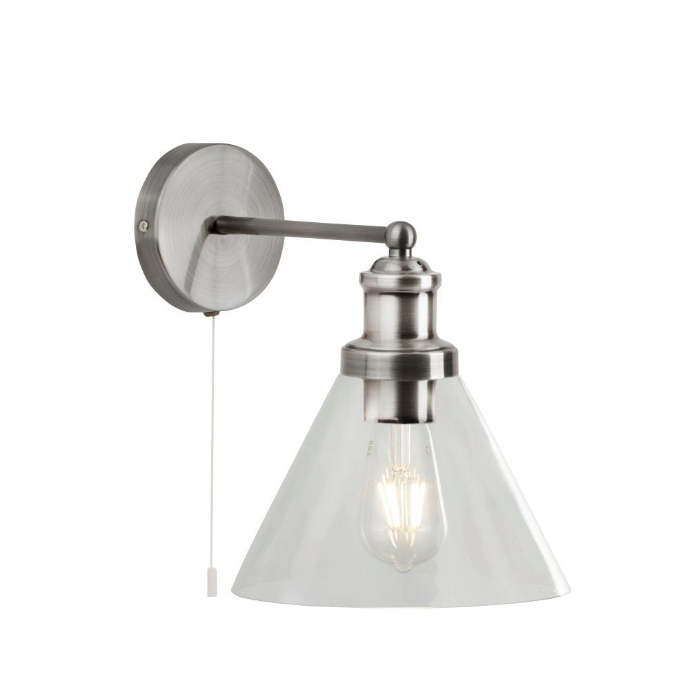Wandlamp Pyramid mat zilver Wandlamp Pyramid mat zilver