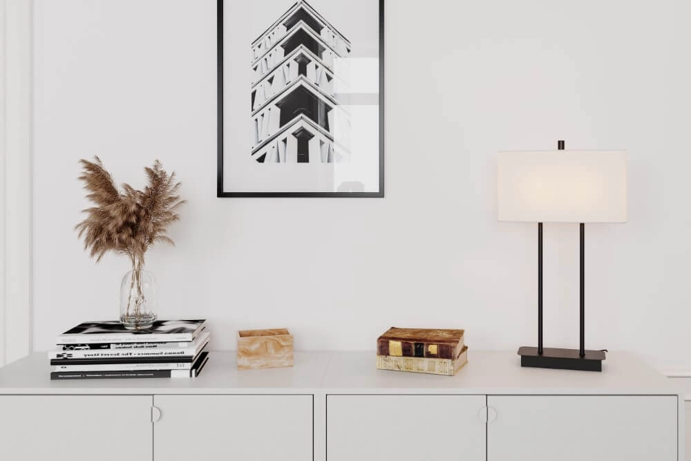 Tafellamp Lutton wit By Rydéns 7391741021908