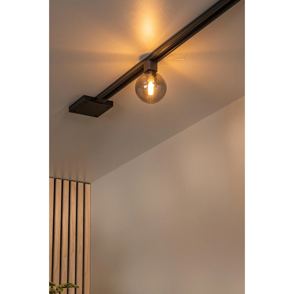 Railspot Track Tycho 1-fase zwart met smoke Lucide 5411212093929