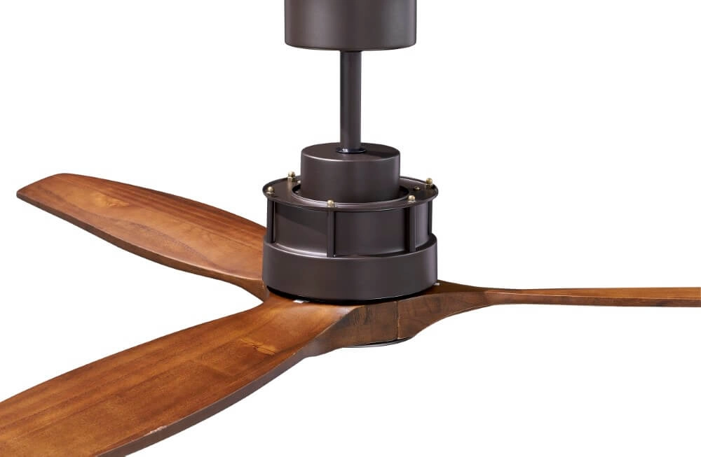 Houten plafondventilator met brons Airfusion Akmani Ø 152cm Beacon 9333509103998