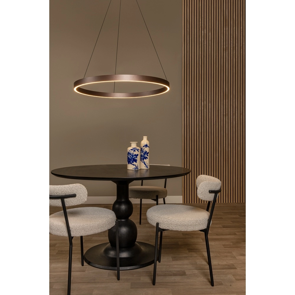 Design hanglamp Liane roestbruin Ø 80cm Lucide Vibes 5411212461124