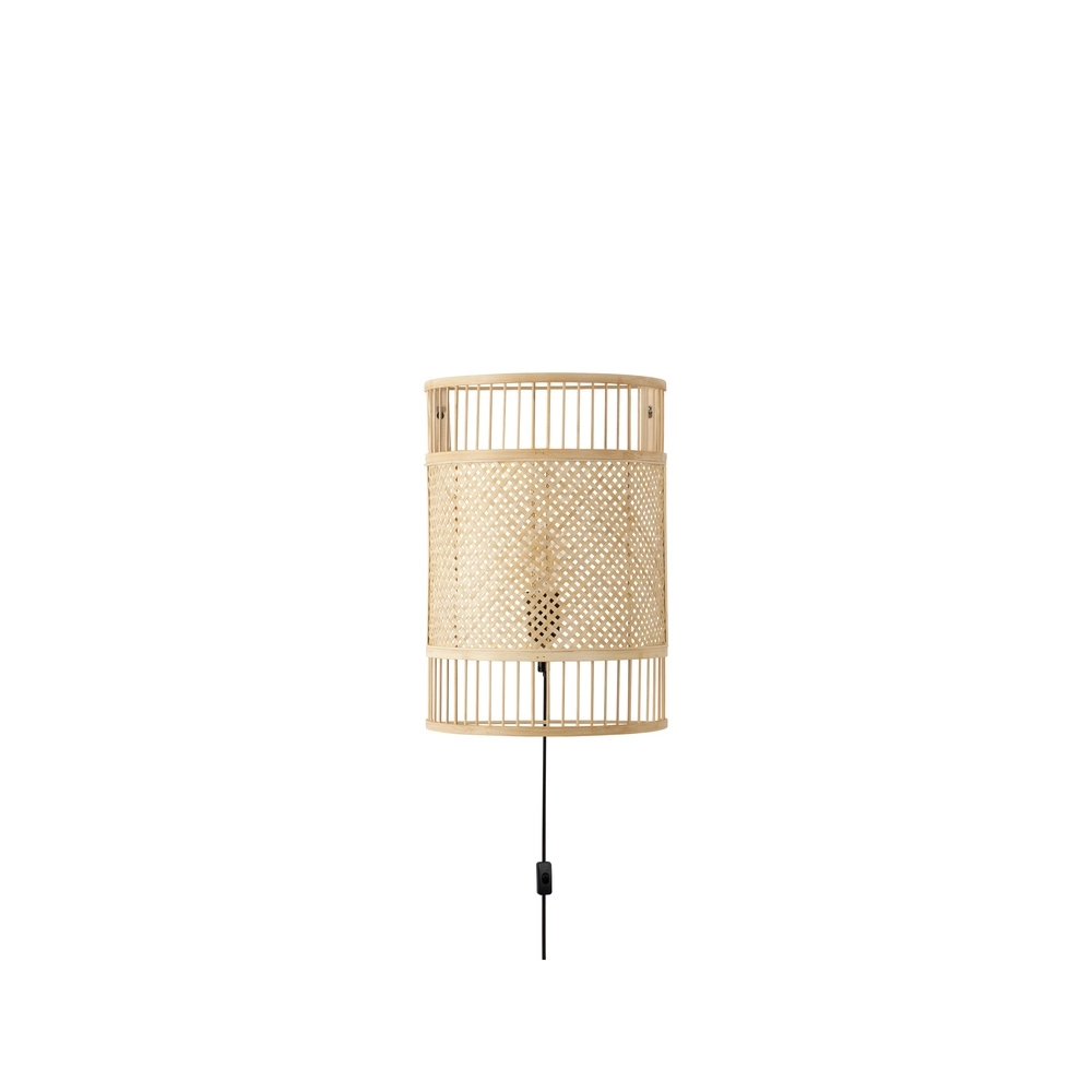 Bamboe wandlamp Pale met kabel Lyora 5212017465580