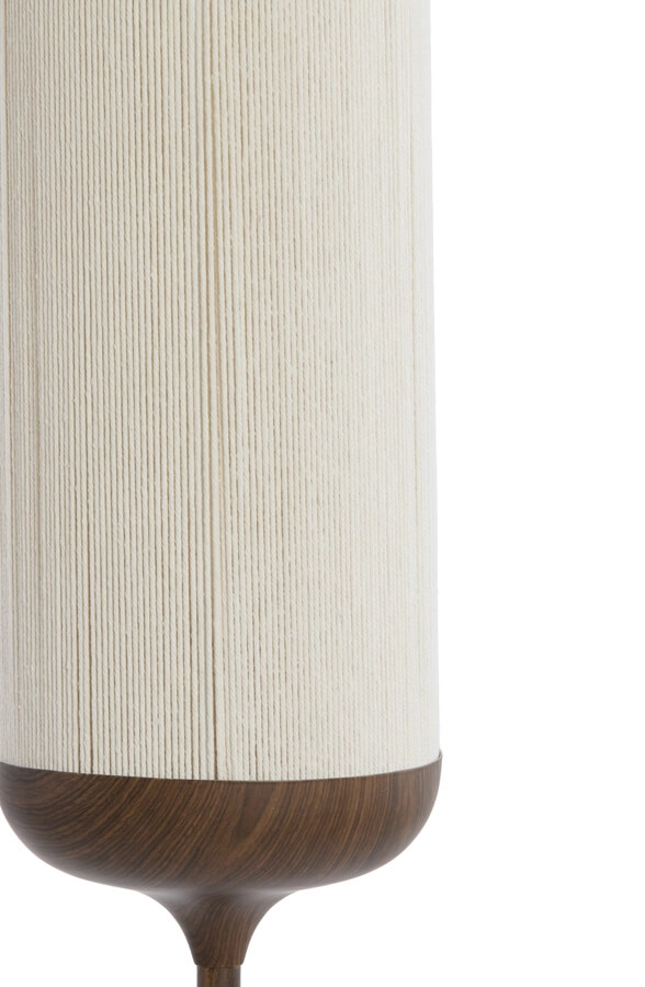 Vloerlamp Dania donkere hout print Light & Living 8717807759551