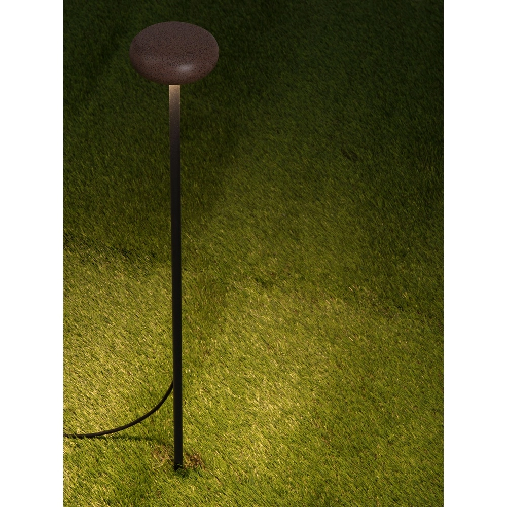Tuinlamp Cami 80cm bruin steen