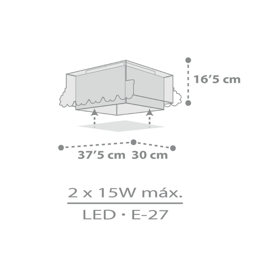 Plafondlamp met trein The Night Train Dalber 8420406635361