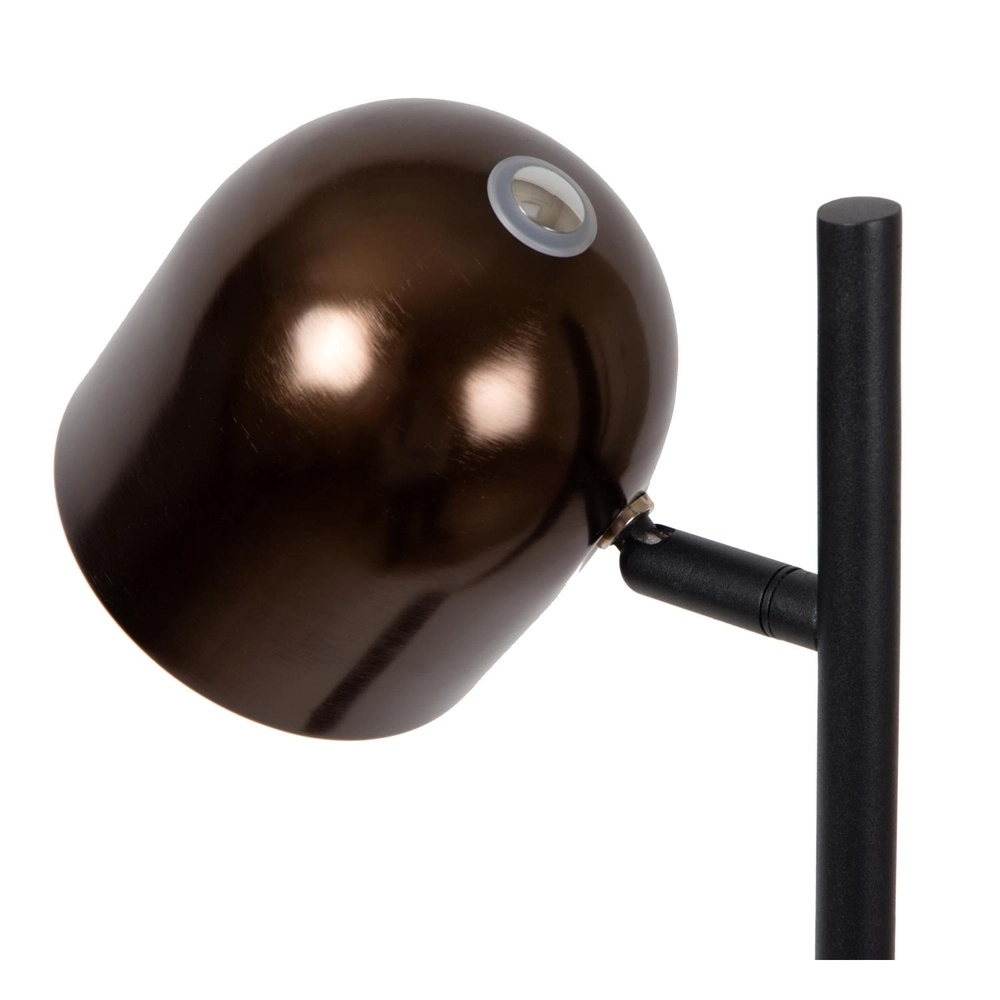 Oplaadbare vloerlamp Skanska Rech koffie bruin Lucide 5411212032171