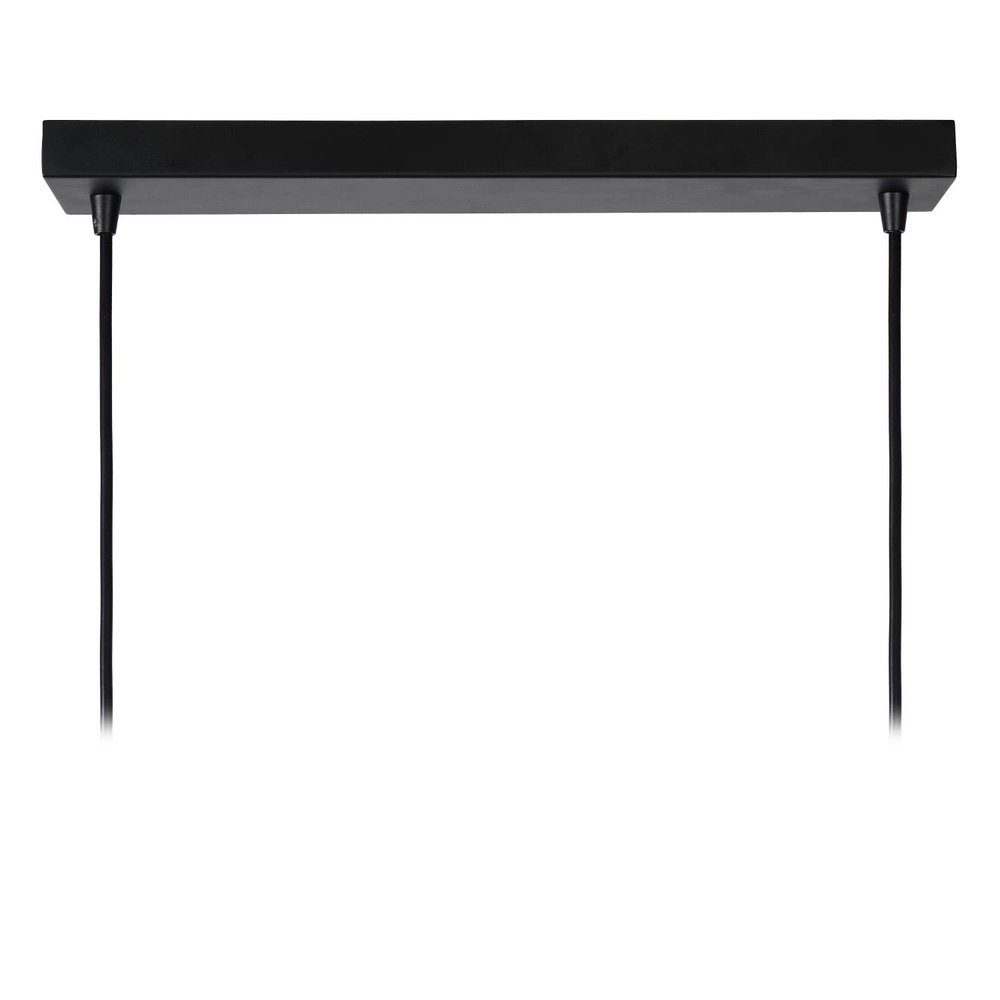 Hanglamp Ruben 4-lichts zwart Lucide 5411212000163