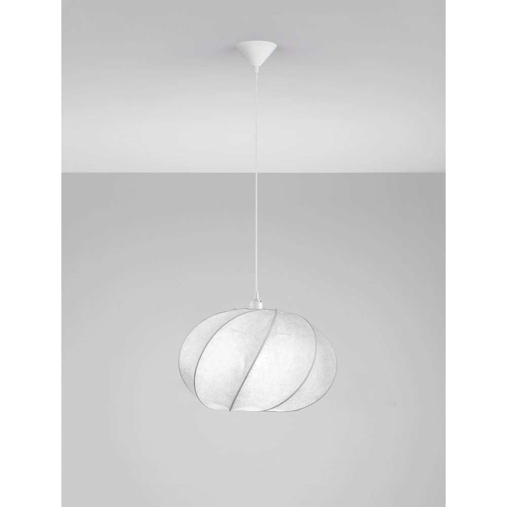Hanglamp Bora wit Ø 45cm Lyora 5212017477453