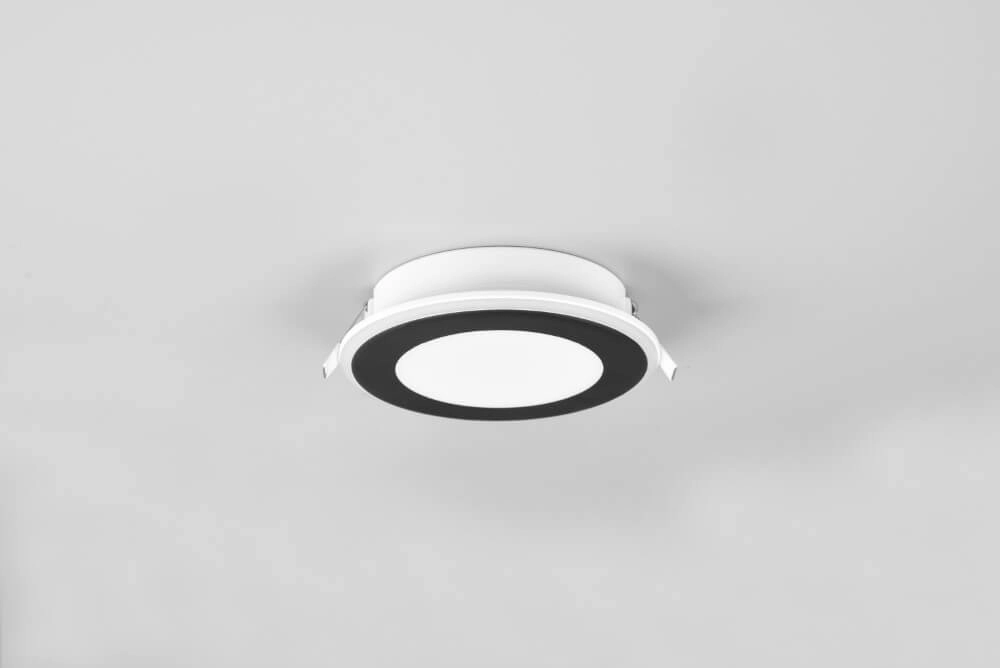 Inbouwverlichting Aura 14,8cm zwart Trio 4017807504101