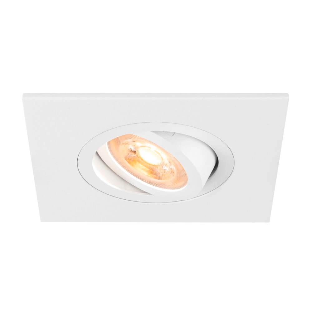 Inbouwspot New Tria 75 XL vierkant - wit - GU10
