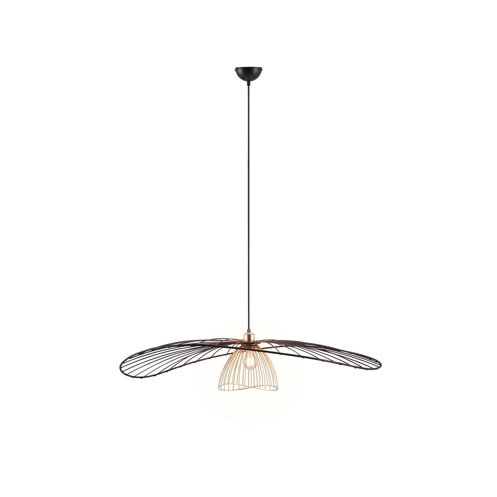 Hanglamp Lauris Ø 100cm zwart Trio 4017807678093