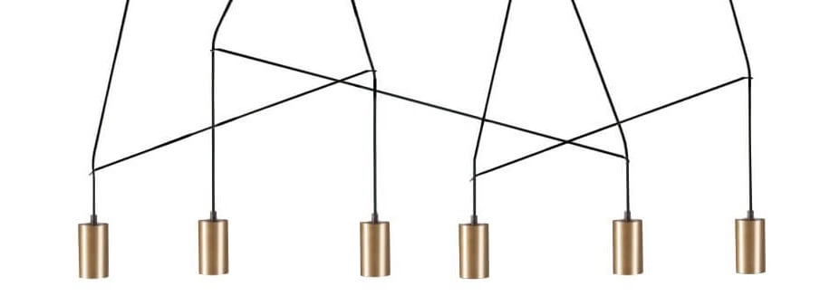 Zwart gouden hanglamp Imbria Lyora 5903139795593