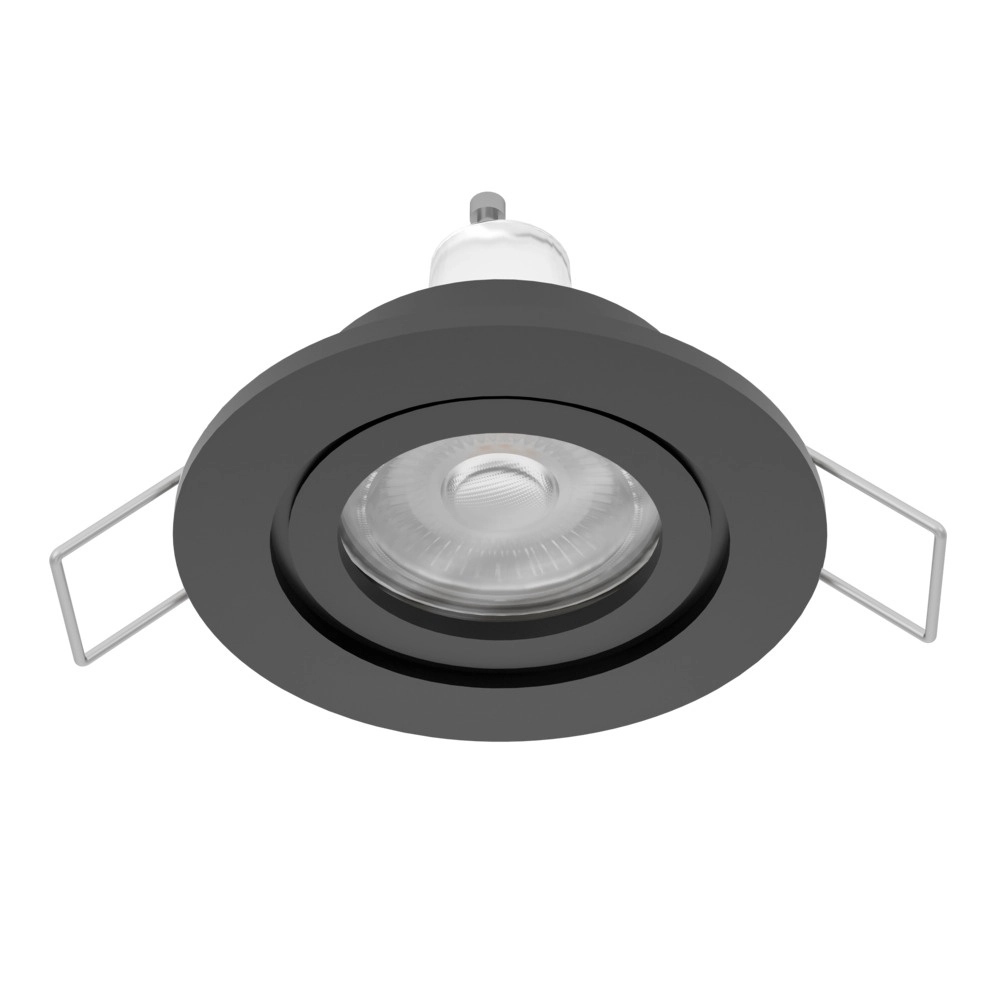 Inbouwspot Barranco zwart Ø 8,4cm IP44 - 4000K Inbouwspot Barranco zwart Ø 8,4cm IP44 - 4000K