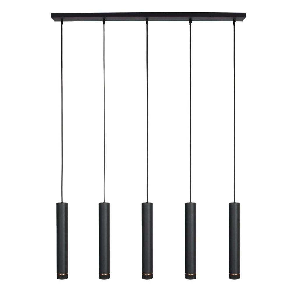 Strakke hanglamp DownLume 5-lichts