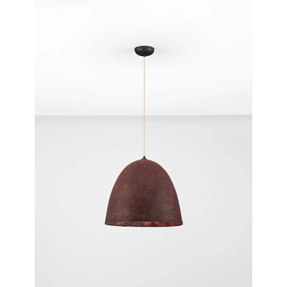 Hanglamp Solis rood Ø 50cm Lyora 5212017477859
