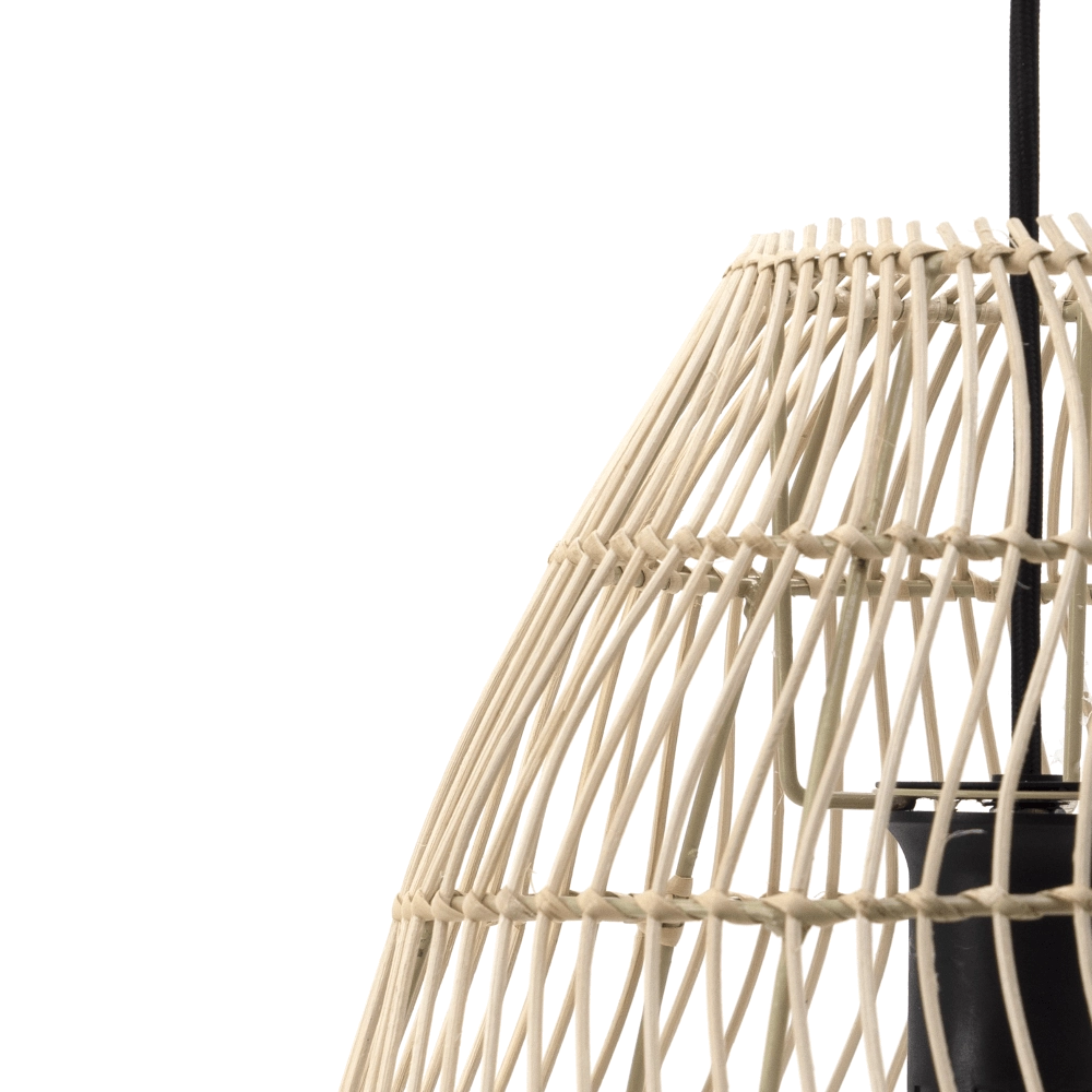 Rieten hanglamp Ayesgarth Ø 33cm Eglo 9002759438661