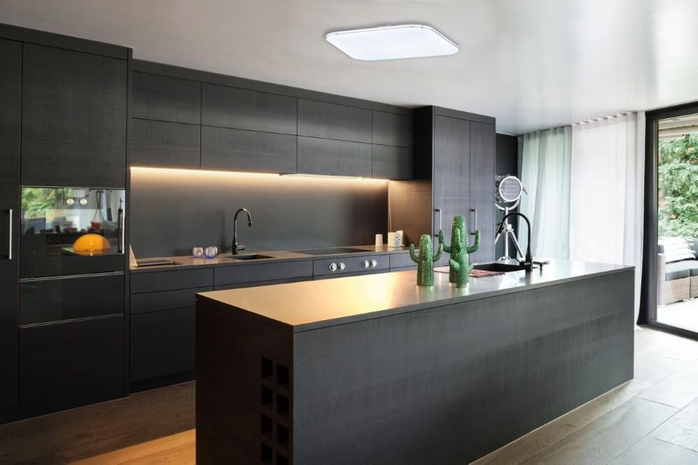 Vierkante led plafonnière Porto 34cm Fischer & Honsel 4003694211260