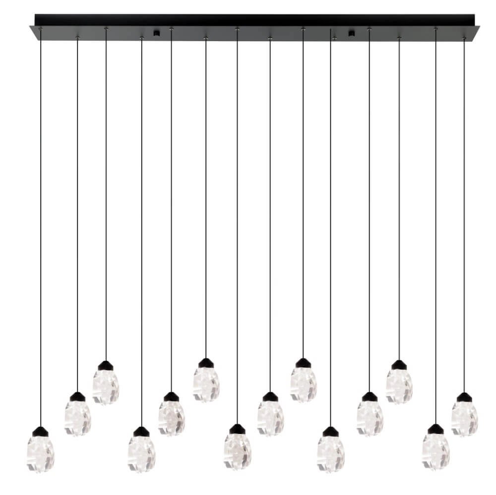 14-lichts hanglamp Sindicat zwart 14-lichts hanglamp Sindicat zwart