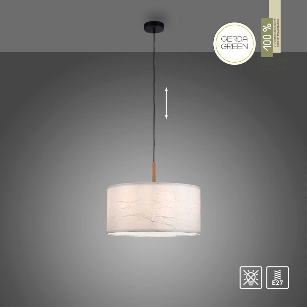 Witte hanglamp Green Sofie enkel Just Light 4043689994990