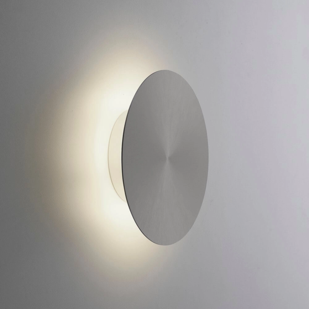 Design wandlamp Akku Puntua Ø 18cm grijs Paul Neuhaus 4012248372487