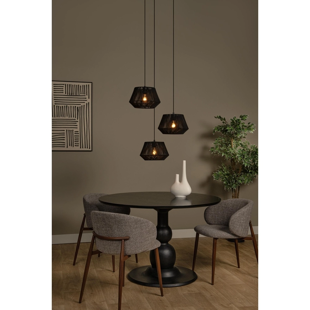 Hanglamp Jessica zwart 3-lichts Lucide 5411212106148