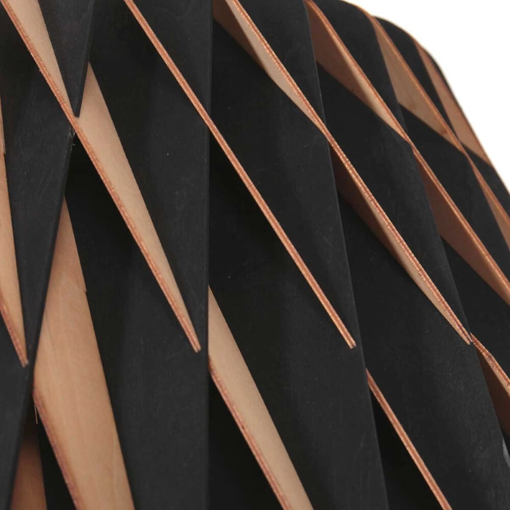 Zwart houten hanglamp Maze Ø 46cm Steinhauer 8712746166293