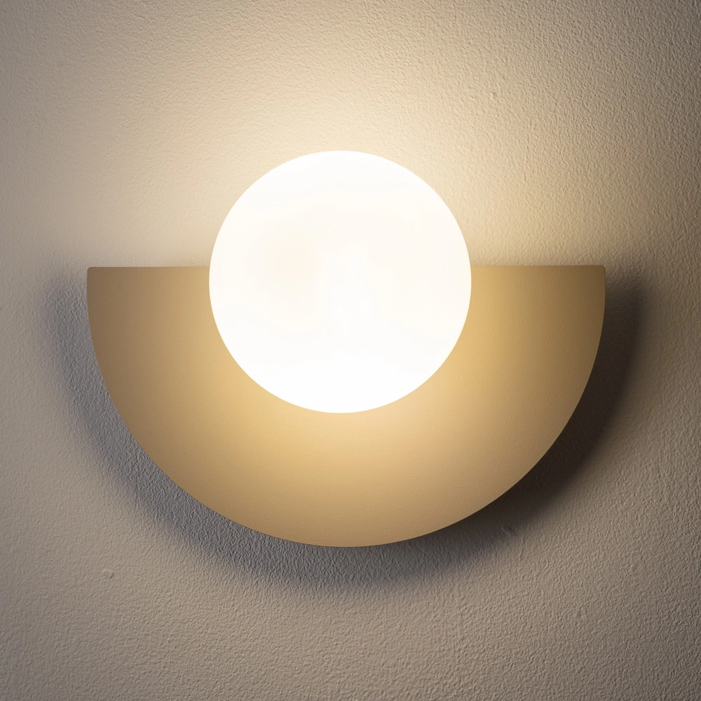 Wandlamp half Saturn zand bruin Lyora 5903139126038