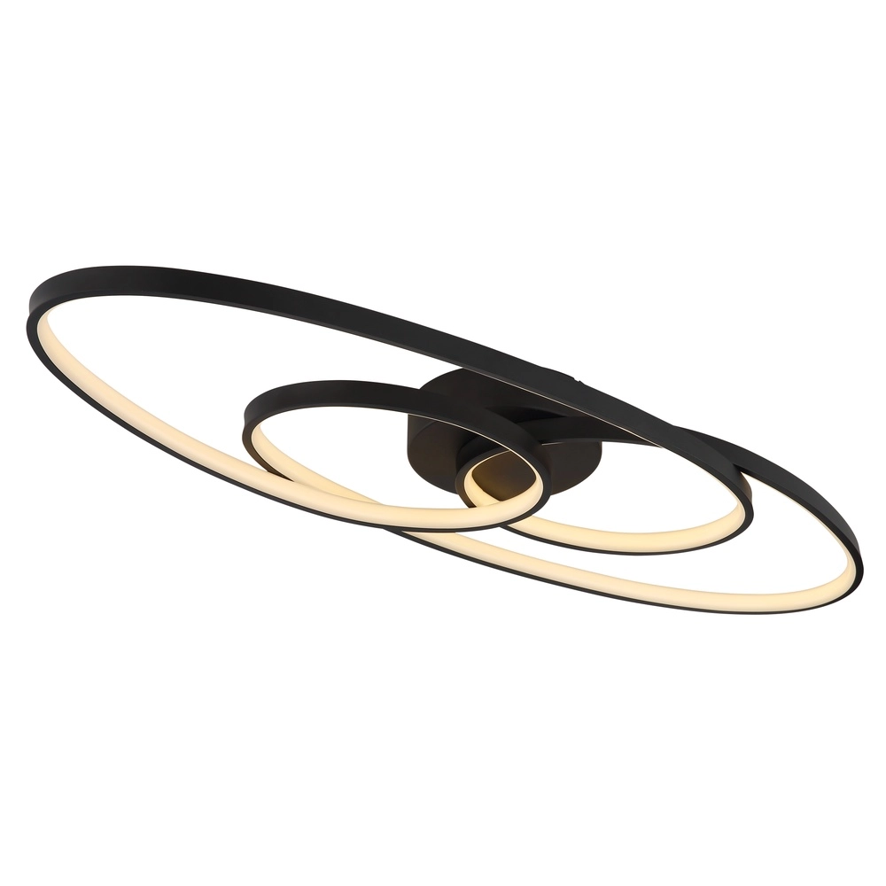 Design plafondlamp Spira zwart Globo 9007371569465