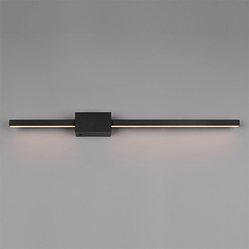 Moderne wandlamp Cassino zwart 70,5cm Trio 4017807683226