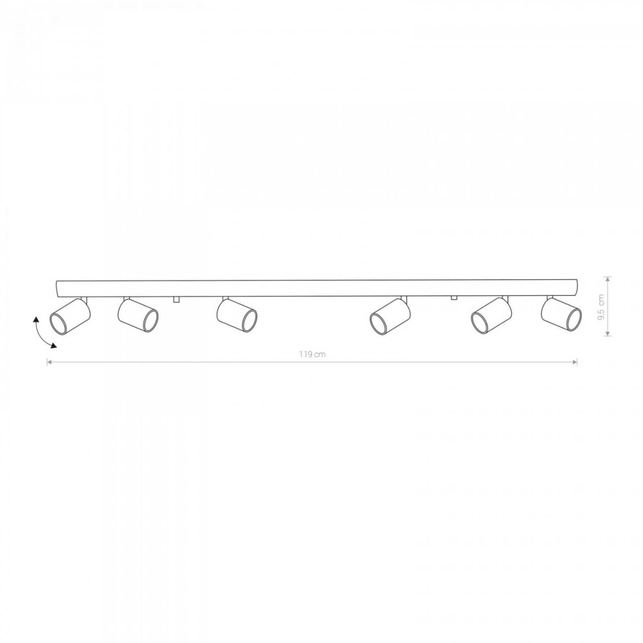 6-lichts spotlamp Eye wit Lyora 5903139660792