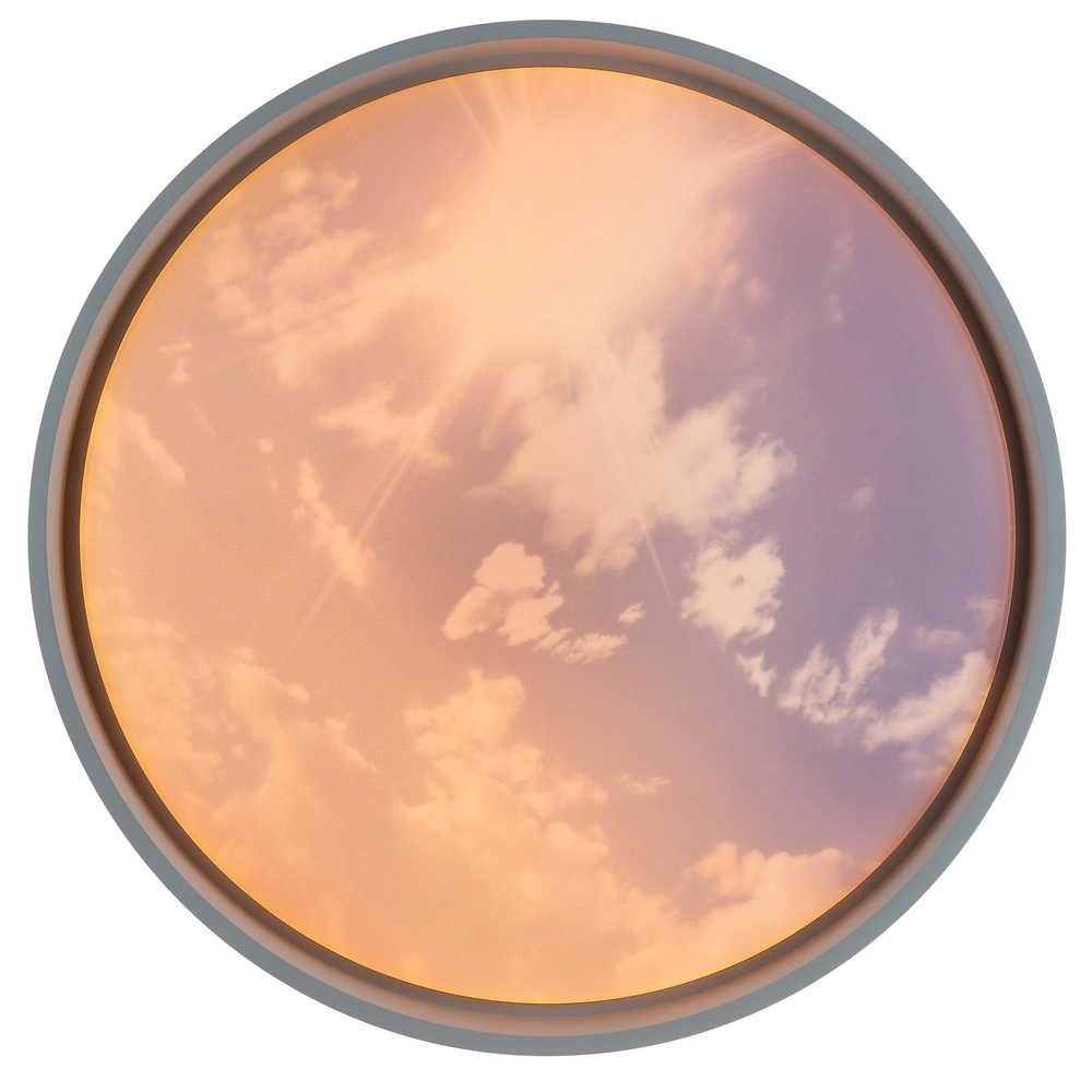Plafonniere Sky-Dream wit met grijs Ø 48,5cm Brilliant 4004353473999