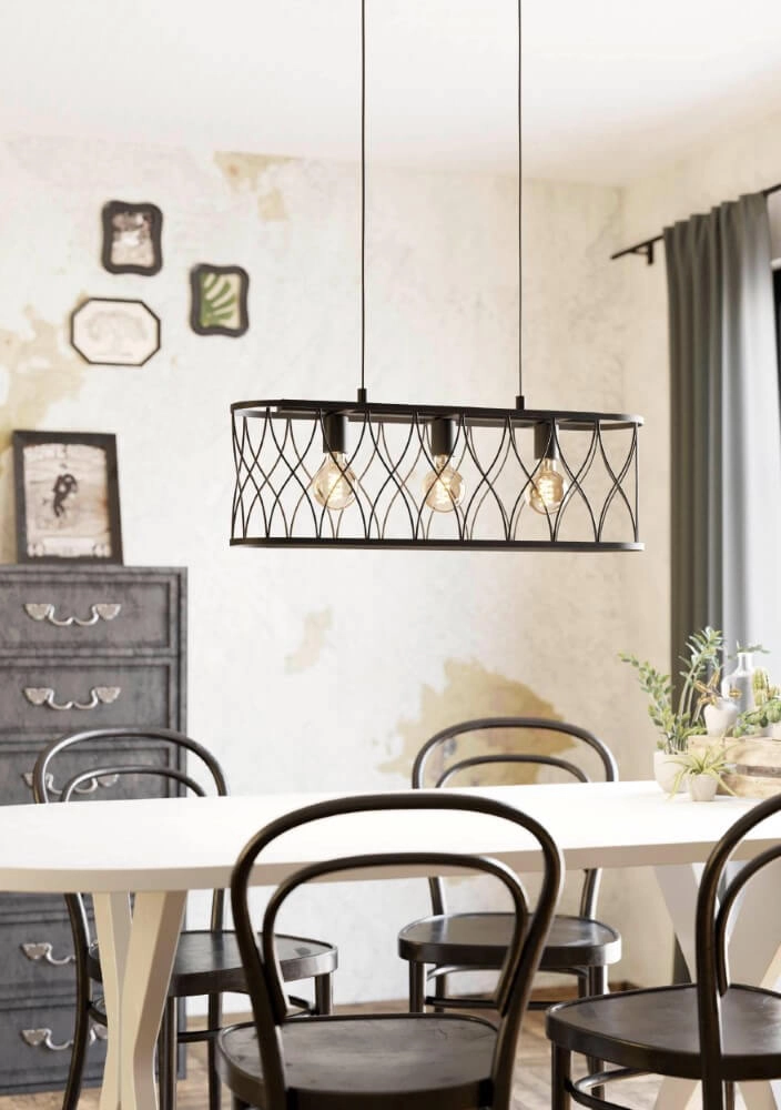 Zwarte hanglamp Giltspur Eglo 9002759435547