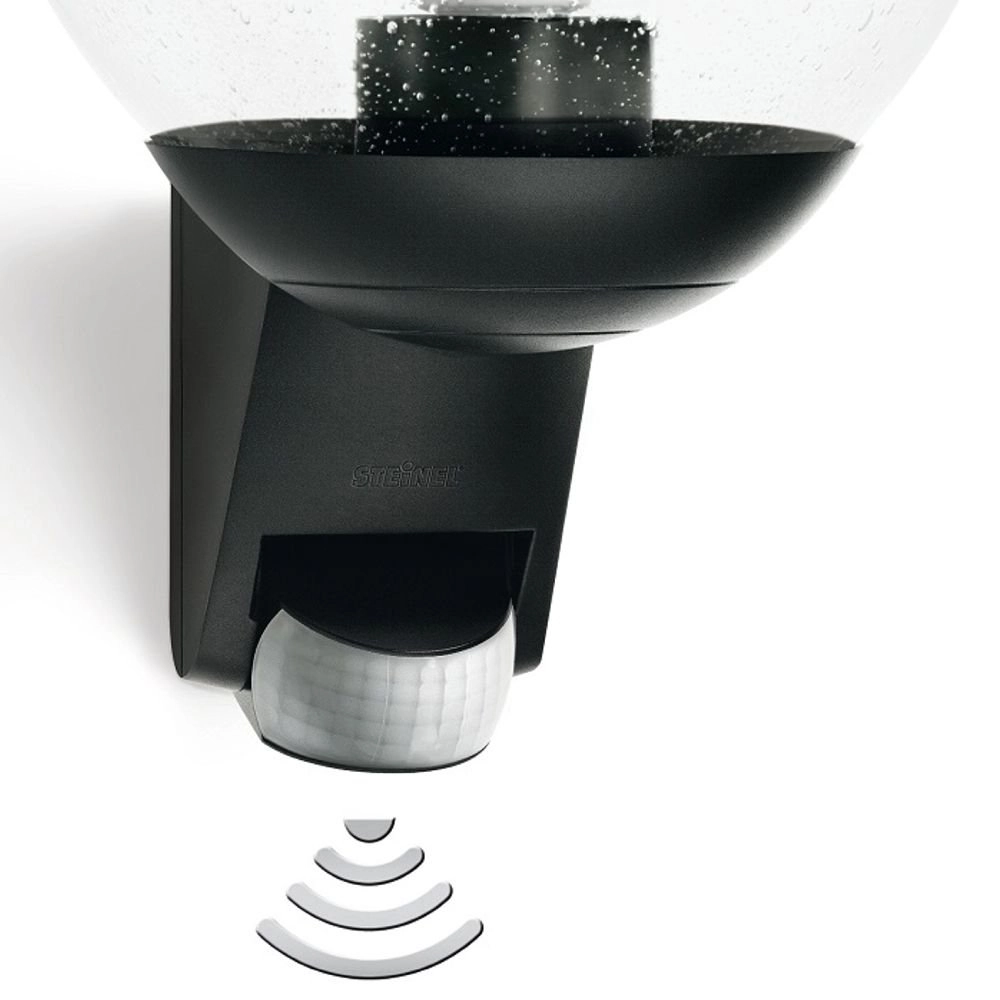 Bollamp L585S met bewegingsmelder zwart Steinel 4007841005535