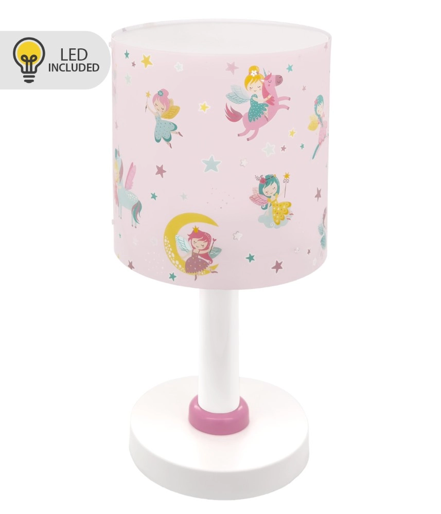 Kinderkamer tafellamp Fairy Dreams roze