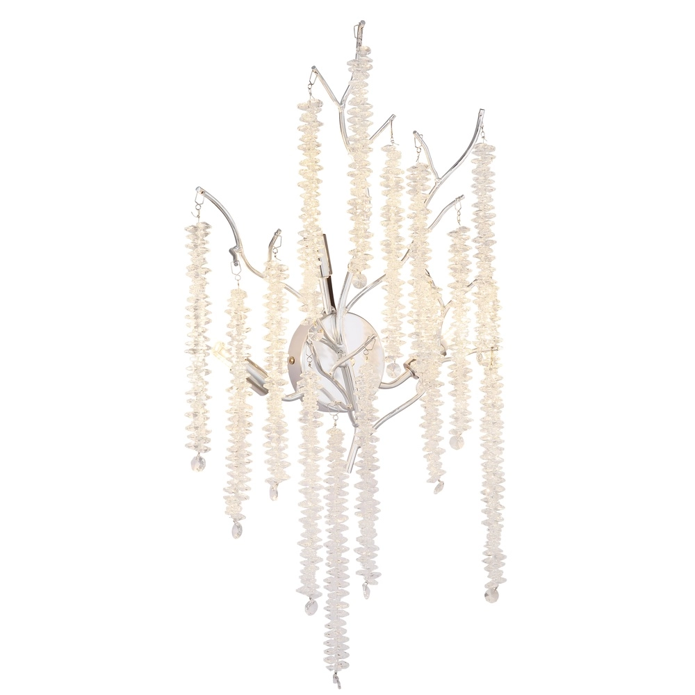 Wandlamp Laverne chroom