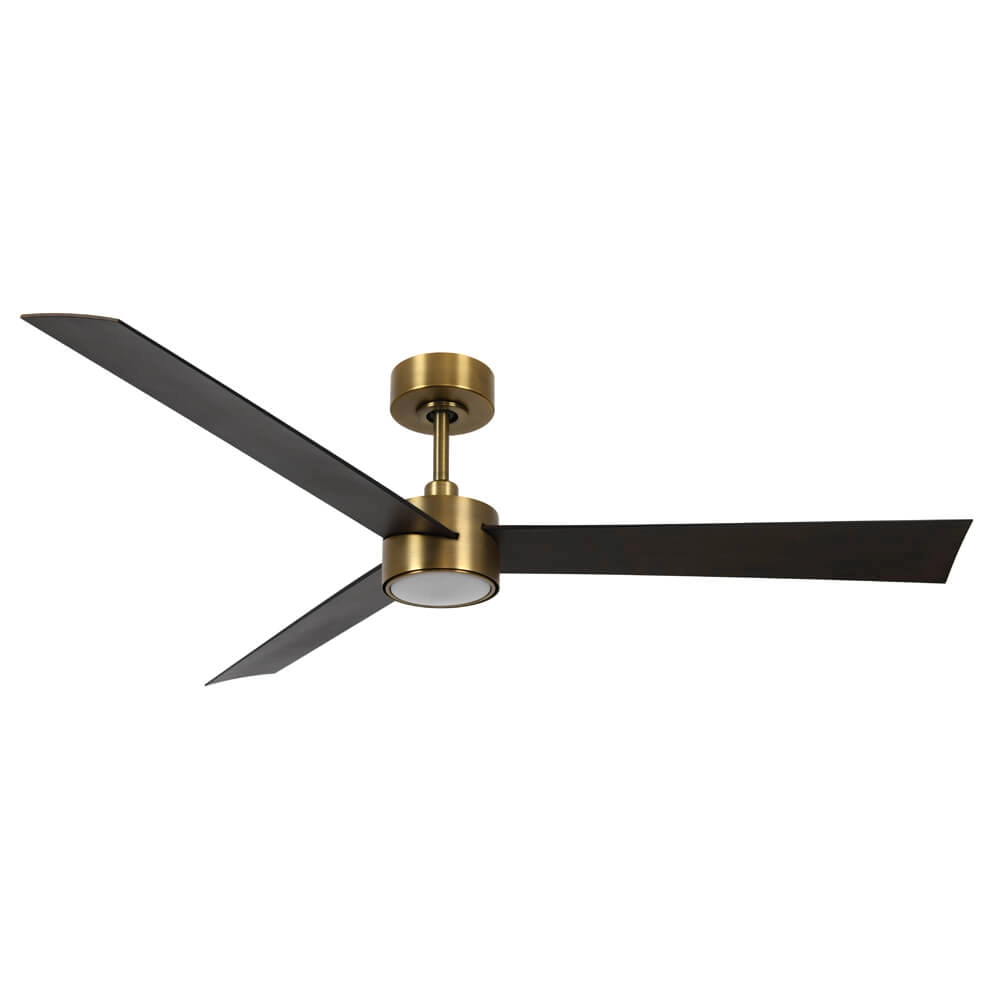 Plafondventilator Climate IV messing met hout Ø132cm Beacon 9333509192787