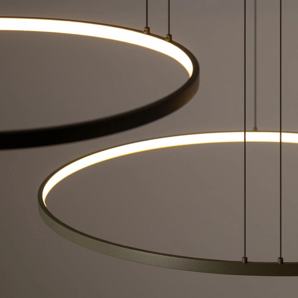 Design hanglamp Circolo LED olijfgroen Lyora 5903139113984