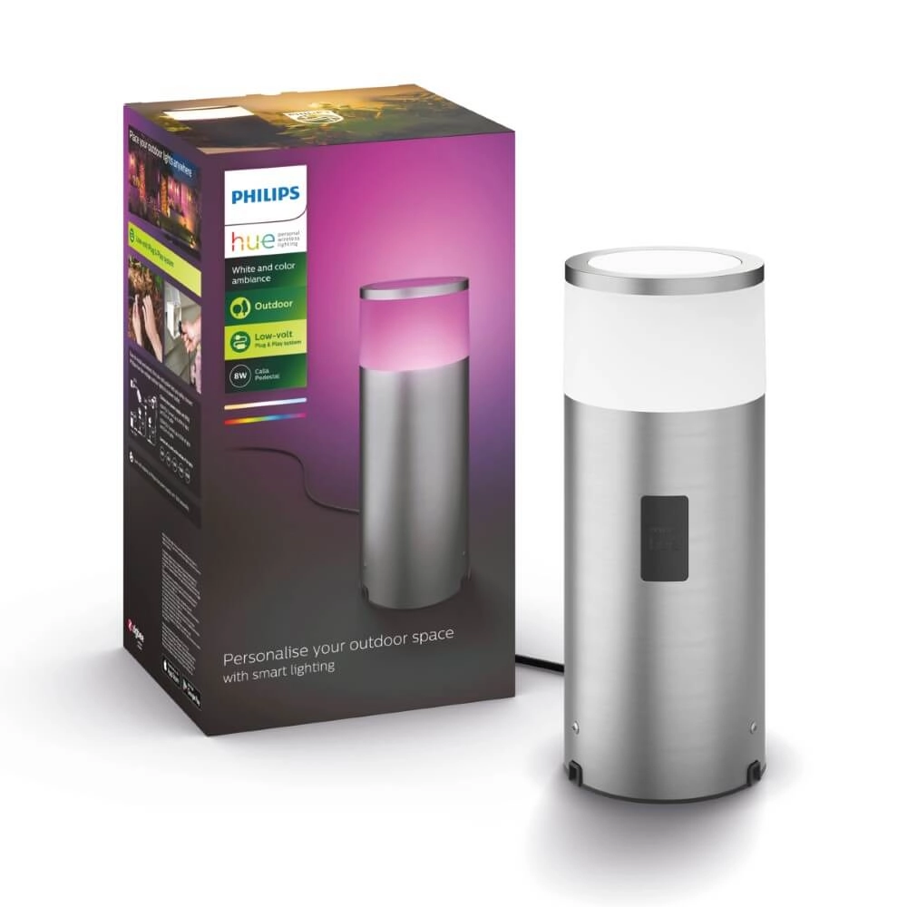 Tuinlamp Hue Calla RVS Philips 8719514388499