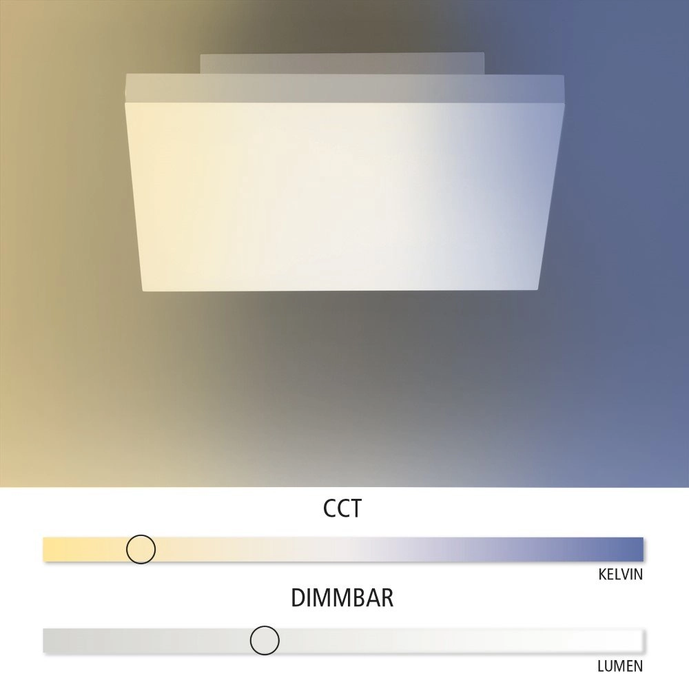 Led paneel Canvas 17w - 2700-5000K - 30cm wit Just Light 4043689967383