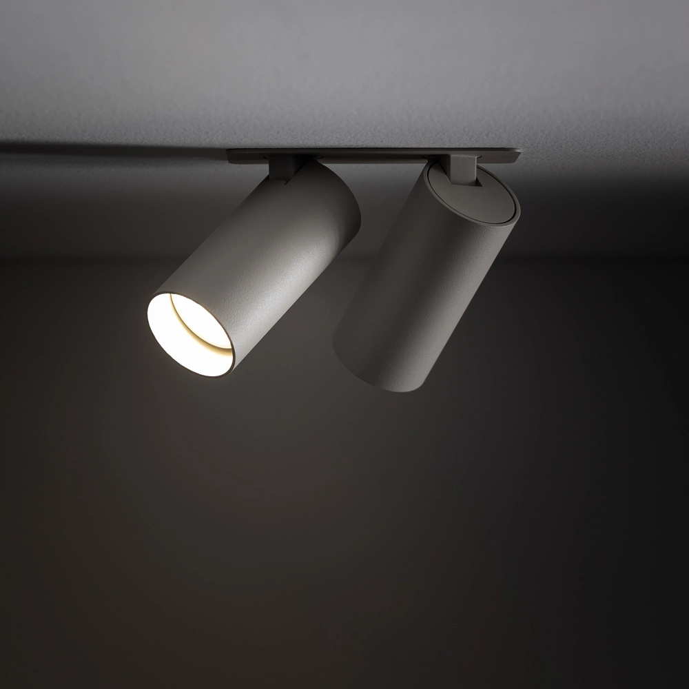 Dubbele inbouwspot Fourty richtbaar - licht grijs Lyora 5903139114448