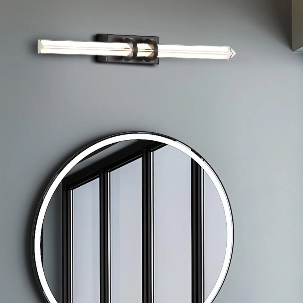 Design wandlamp Parma zwart Searchlight 5053423273372