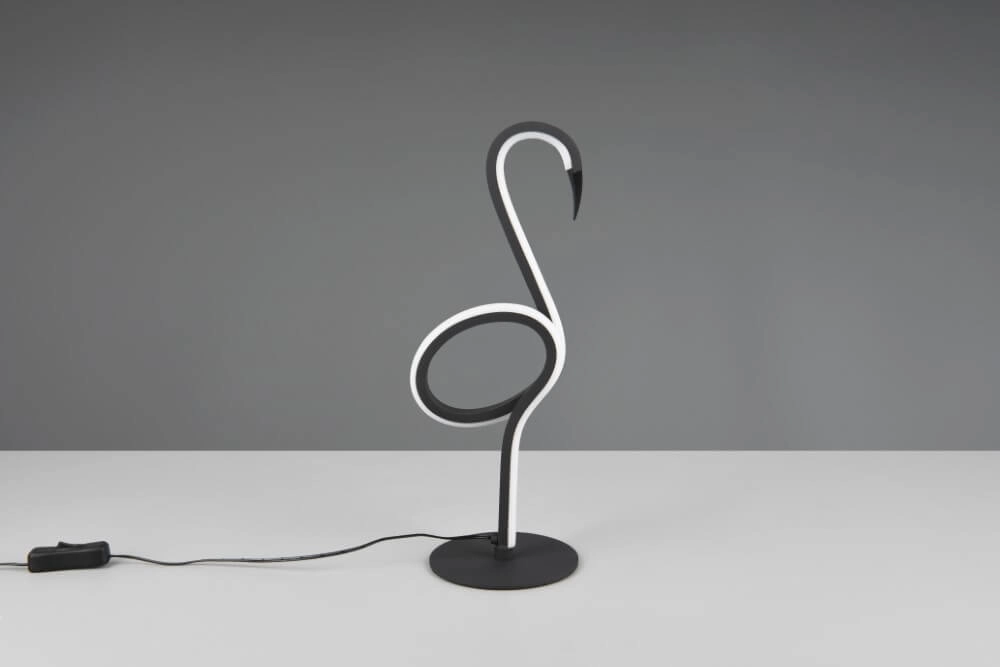 Zwarte flamingo led tafellamp Ingo Trio 4017807613698