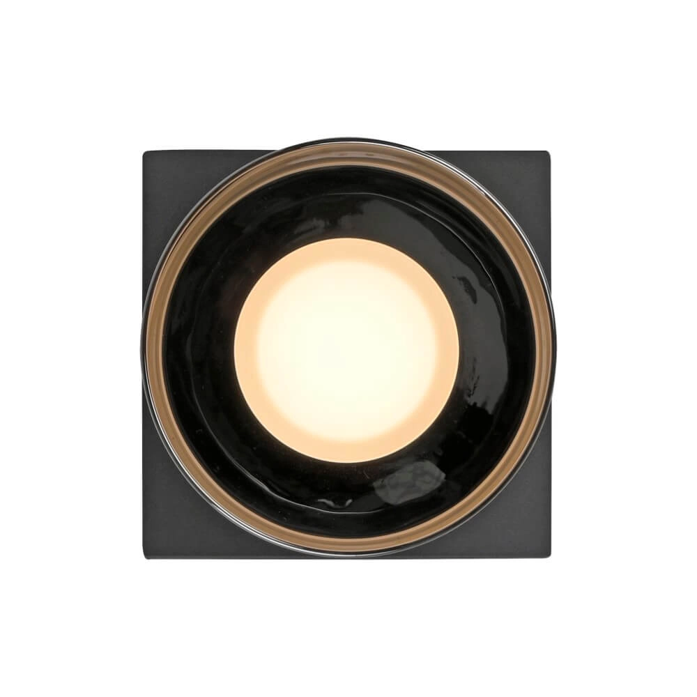 Zwarte plafondlamp Rika 1-lichts zwart Paul Neuhaus 4012248385012