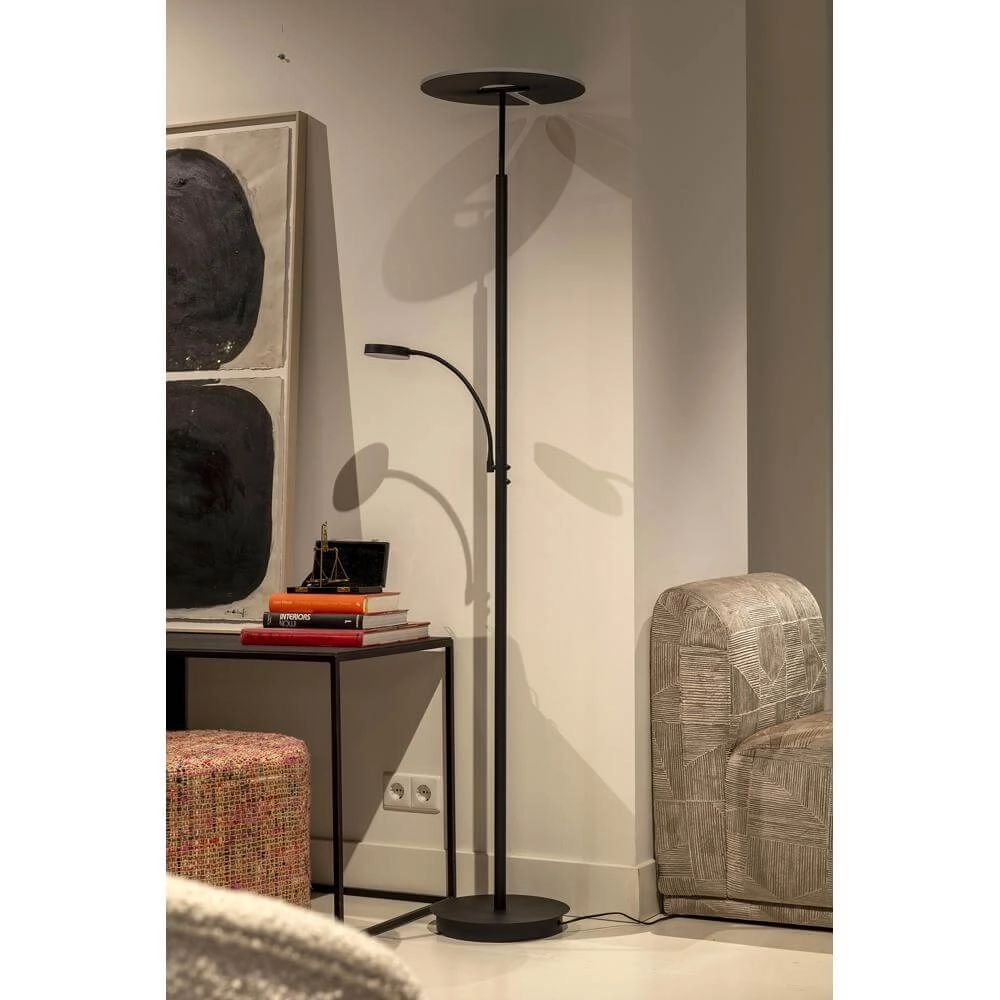 Design leeslamp Riva zwart Artdelight 8720701101609