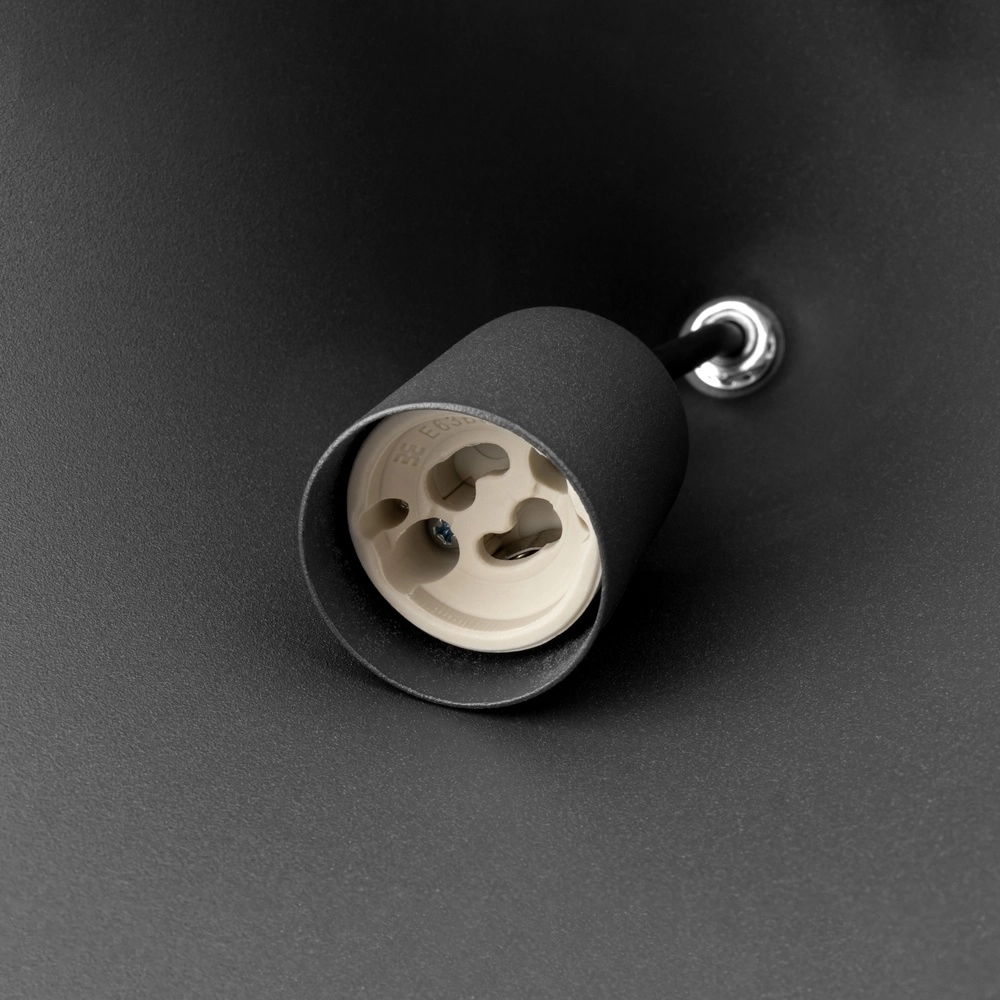 Design hanglamp Zenith umbra grijs Ø 11cm Lyora 5903139114547