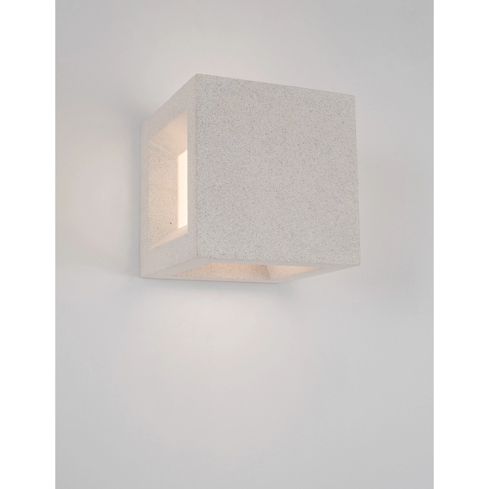 Vierkante wandlamp Castro wit Lyora 5212017426932